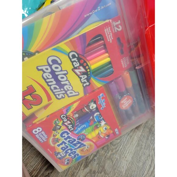 Cra-Z-Art Ultimate Art Extravaganza Tub (130 Piece) Crayons Art Set NEW - Picture 2 of 4